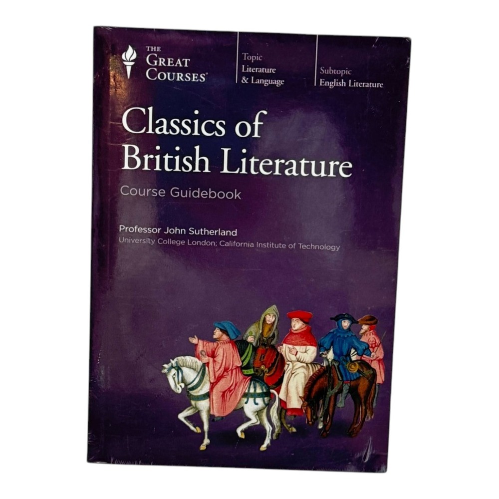 Great Courses Classics of British Literature Book DVD John Sutherland New Sealed